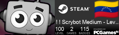 ! ! Scrybot Medium - Level Bot Steam Signature