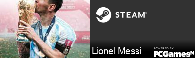 Lionel Messi Steam Signature