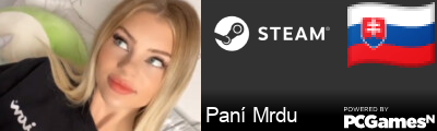 Paní Mrdu Steam Signature
