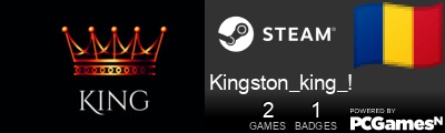 Kingston_king_! Steam Signature