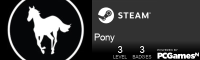 Pony Steam Signature