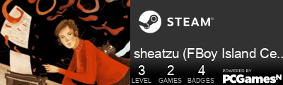 sheatzu (FBoy Island Celebrity) Steam Signature