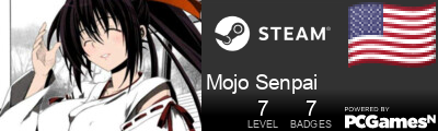 Mojo Senpai Steam Signature
