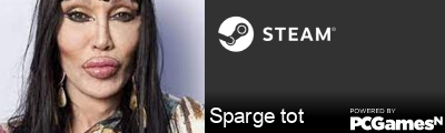 Sparge tot Steam Signature