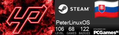 PeterLinuxOS Steam Signature