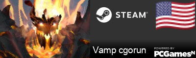 Vamp cgorun Steam Signature