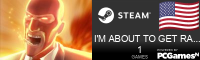 I'M ABOUT TO GET RACIST Steam Signature