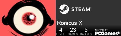 Ronicus X Steam Signature