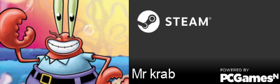 Mr krab Steam Signature