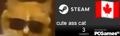 cute ass cat Steam Signature
