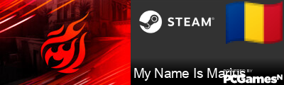 My Name Is Marius Steam Signature
