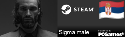 Sigma male Steam Signature