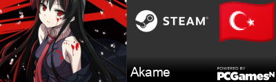 Akame Steam Signature