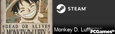 Monkey D. Luffy Steam Signature