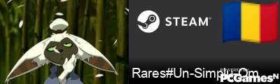 Rares#Un-Simplu-Om Steam Signature