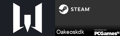 Oakeoskdk Steam Signature