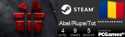 Abel/Rupe/Tot *********** Steam Signature