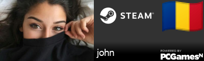 john Steam Signature