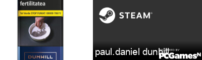 paul.daniel dunhill Steam Signature