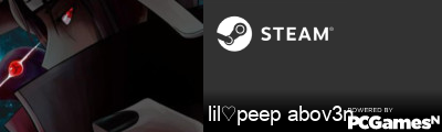 lil♡peep abov3n Steam Signature