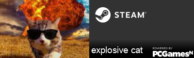 explosive cat Steam Signature