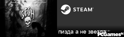 пизда а не звезда Steam Signature