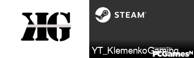 YT_KlemenkoGaming Steam Signature