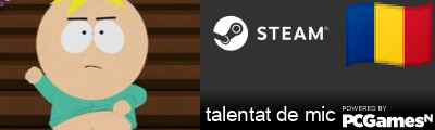 talentat de mic Steam Signature