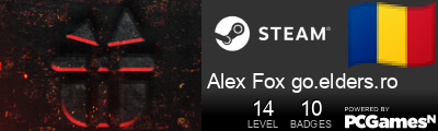 Alex Fox go.elders.ro Steam Signature