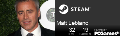 Matt Leblanc Steam Signature
