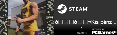 👑🚬Kis pénz Kis foci👑 Steam Signature