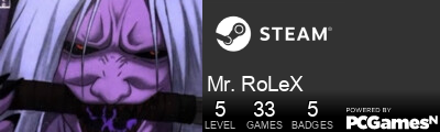 Mr. RoLeX Steam Signature