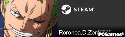 Roronoa.D.Zoro Steam Signature