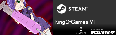 KingOfGames YT Steam Signature