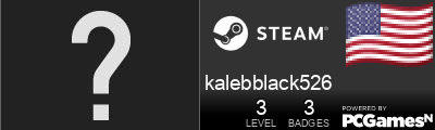 kalebblack526 Steam Signature