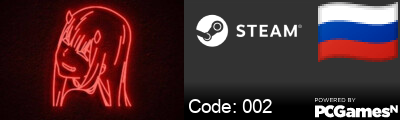 Code: 002 Steam Signature