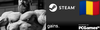 gains. Steam Signature