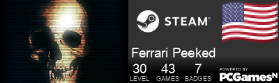 Ferrari Peeked Steam Signature