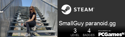 SmallGuy paranoid.gg Steam Signature
