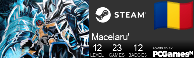 Macelaru' Steam Signature