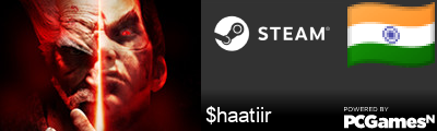 Steam Profile badge for $haatiir: Get your our own Steam Signature at SteamIDFinder.com