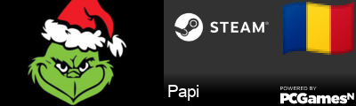 Papi Steam Signature