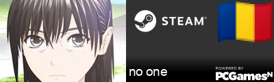 no one Steam Signature