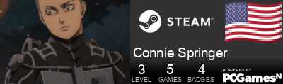 Connie Springer Steam Signature