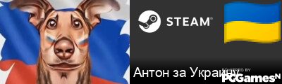 Антон за Украину Steam Signature