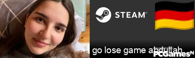 go lose game abdullah Steam Signature