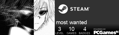 most wanted Steam Signature