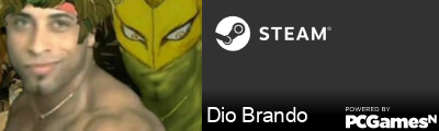 Dio Brando Steam Signature