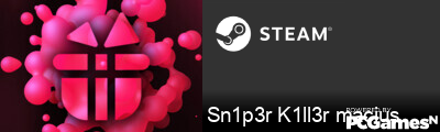 Sn1p3r K1ll3r macius Steam Signature