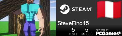 SteveFino15 Steam Signature